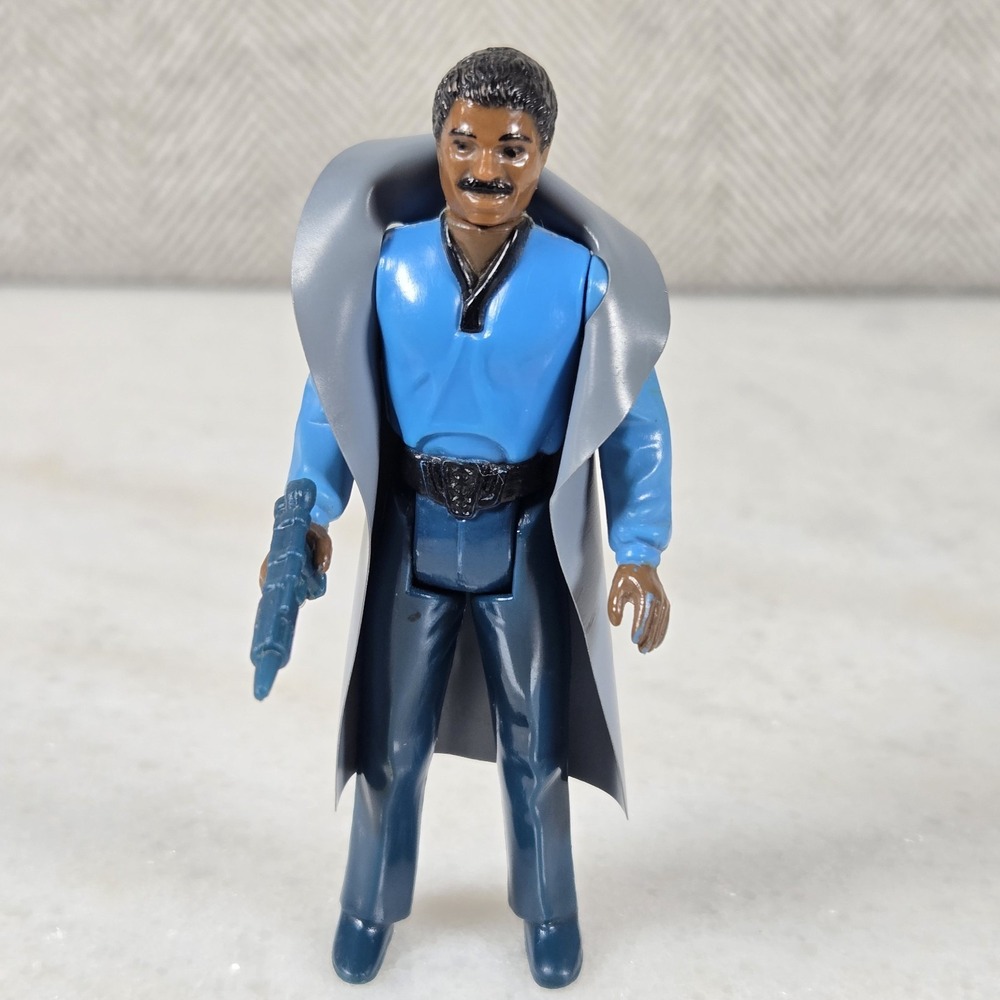 Vintage 1980 Kenner Star Wars ESB Lando Calrissian No White Teeth 100%‎ Complete